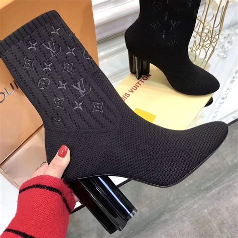 louis vuitton socks|louis vuitton sock boots heels.